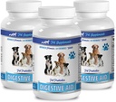 slikta suņa elpa visu dabas - DOG DIGESTĪVAIS ATBALSTS PROBIOTICS - DABAS PIEEJA - ŠĶĪDUMS BAD BRĪDINĀJUMA UN GĀZES - KOMUNIKĀCIJAS DIARRHEA - lactobacillus acidophilus suņiem - 3 pudeles (180 Ārstniecības)