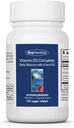 Alerģijas pētījumu grupa D3 vitamīns - D3 vitamīna un K2 papildinājums, dienas līdzsvars, ar A vitamīnu, DeltaGold tokotrienoli, augsts potences, Veggie Softgels - 120 grāvis