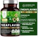 N1 Uztura Premium Theaflavins Melnās tējas ekstrakts [40% Theaflavins] Powered by TheaFitTM, lai atbalstītu Exercise veiktspēju un samazināt atgūšanas laiku, 90 Veg Caps