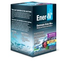 Ener-IV Elektrolītu Hydration & Energy Drink Kālija vitamīns C & Cinka Elektrolīti Pulveris Packets - Muskuļu atgūšanas un imunitātes sporta dzērieni sievietēm un vīriešiem Zema cukura Vegan, Jaukta Berry - 12 Count