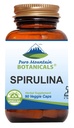 Pure Mountain Botānika Spirulina Kapsulas - 90 Kosher Vegan Caps - Tagad ar 450mg Organic Spirulina Powder - Dabas Superfood Pielikums