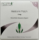 Respro Labs Dabas Melatonīna Patch, 3 mg (par patch) Nepārtraukta Izlaišana - 24 Patches