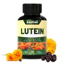 Luteīns acīm, luteīns 20 mg, luteīns un zeaksantīna piedevas, acu bagātinātāji, acu trakums Relief & Support Vision Health, Vegan, 60 Softgels