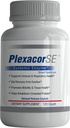 New Plexacor Multi-Enzymes Fibrin Defense, 6-in-1 SuperEnzyme Blend with Rutin, Serrapeptase & Superior Turmeric par veselīgu imūno atbalstu - 120 Count