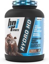 BPI Sports Hydro HD - 100% Hidrolizēts sūkalu proteīns Pulveris - Muskuļu augšana, atveseļošana, 25g hidrolizēta proteīna, zems ogļhidrātu līmenis, zems cukura līmenis, ātra absorbācija (68 Kalpo, Šokolādes Lava kūka)