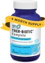 SFI Health Klaire Labs Ther-Biotic Complete - Hypoalgenic Probiotics for Women & Men - Acid-Stable Probiotic Papildinājums - 12 sugas imūnās un gremošanas veselības - 25 miljardi KVV (120 kapsulas)