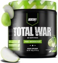 REDCON1 Kopējais karš pirms treniņa, zaļā Apple - ātri darbojas Caffeinated Priekšdarbs vīriešiem + sievietes ar Beta Alanine - Satur Citrulline Malate par paaugstinātu sūkni, asins plūsma (30 Kalpo)