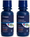 Trace Minerals -- Kid's Multi --- Šķidrs Multivitamīnu Papildinājums ar vitamīnu C, Cinka, & Minerālvielas -- atbalsta veselīgu kaulu un imunitāte bērniem -- Natural Citrus Punch Flavor - 96 Servējumi, 8 fl oz (2 iepakojums)