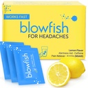 Blowfish galvassāpju ārstēšanai; jauns maksimālais stiprums Putojošā formula ārstē galvassāpes ātri (1 iepakojums)