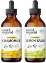 Savvaļas un organiskās kumelītes Tincture 4 fl oz & Citron Balzams Tincture 4 fl oz