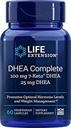 Pilnīgs DHEA mūža pagarinājums, 100 mg 7-Keto DHEA, 25 mg DHEA, 60 kapsulas