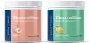 Vienkāršs solījums ElectroSlim Bundle Flavor - citronu un persiku - bez cukura Elektrolītu pulveris Hidrēšanas atbalsts ar essential Electrolytes - Nav cukura formula ikdienas enerģijas bilances
