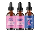 JoySpring cinks ar vitamīnu C papildinājumiem bērniem, imūno Boost atbalstīta imūno sistēmu, un Melatonin pilieni bērniem miega atbalsts