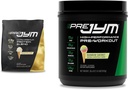 PRO JYM 45 Kalpo - Taitian Vanilla Bean & Pre Jym Varavīksnes Šerbeta, 30 Kalpo, Varavīksnes Šerbeta, 1.8 Dzērve (iepakojums no 1)