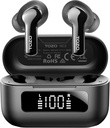 TOZO NC3 Hybrid Active Troksnis Atcelt Bezvadu Earbuds ar 6 Mics Ausu apvalkiem 55H Playtime with LED Display 32 Preset EQs via APP Bluetooth 5.3 IPX8 Ūdensdrošs ausu austiņās