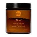 Mēness sula - Ting Mango Vitamīnu B komplekss + žeņšeņs Papildinājums - Jar (25 Servējumi) - Bez kofeīna Enerģija, Metabolisms un koks - Organic Tulsi & Guava - 3. Party Tested - Vegan & Non GMO - 1.7oz