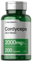Horbäach Cordyceps Mushroom kapsulas 2000mg 