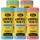 Viter enerģija 40mg kofeīna piparmētras - bez cukura, B Vitamīni, Vegan, Boys Fast Energizeed brīdinājuma Focus, Caffeinated Nootropic papildinājums tabletes (Variety Flavors, 20 gab, 5 Pack, 100 gab Kopā)