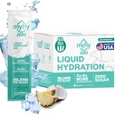 MyHy ZERO šķidruma hidrācijas paketes, bezcukura elektrolītu dzēriens Mix for Hydration Support, dehidratācija Relief for Travel, Grūtniecība, Fitness, Bakalaura un bachelorette puse – Ice Island, 50 Count