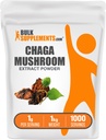 BulkSupplements.com Chaga Sēņu ekstrakts Pulveris - Sēņu papildinājums, no Chaga Sēnes - 1000mg Chaga pulvera ekstrakts uz vienu Kalpošanu, bez lipekļa (5 kilogrami - 11 mārciņas)