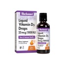 BlueBonnet D3 vitamīns 1000 SV 25mcg Spēcīgi kauli un Imūnsupporta papildinājums - šķidri vitamīni sievietēm un vīriešiem - Lanolīna VIT D pilieni ar MCT eļļu - ne-GMO, veģetārs - Citrus Flavor - 1 Fl Oz