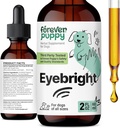 Mūžīgi kucēnu Eybright Pilieni suņiem - Eybright Herb Tincture nomierinošas acis Iritācija - Šķidro acu veselības atbalsts papildinājums suņiem visu šķirņu & izmēru - 2 oz