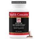 Veselības bažas Power Sēnes – Imūnās sistēmas un dabas enerģijas atbalsts – Adaptogenic Sēņu papildinājums ar Reishi, Tremella, Maitake, Poria – Tradicionālā ķīniešu augu papildinājums - 90 kapsulas