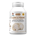 ANDREW LESSMAN’s Lion’s Mane 360 Capsules - Organic Full Spectrum Lion’s Mane Sēnes ekstrakts - atbalsta veselīgu smadzeņu, kognitīvo un nervu sistēmas funkciju - bez piedevām.
