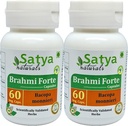 Brahmi Forme kapsulas 500 mg. 60 Veg. Kapsulas -- Brahmi (Bacopa Monnieri) Extract Capsules vīriešiem un sievietēm -- Ayurvedic Herbal Addition/Remedies - 10:1 Forte (2 pudeles ar 60 kapsulām)