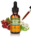 Herb Pharm Hawthorn Blend šķidruma ekstrakts sirds un asinsvadu un asinsrites atbalstam, 1 Fl Oz
