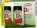 Jamieson D3 vitamīns 1000Iu tabletes -(2X375), 750 Skaits