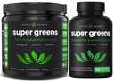 NutraChamps Super Zaļie Pulveris un Super Zaļie Kapsulas