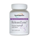 Transformācija Genesis Labas veselības enzīmu ReleaseZyme Blend Papildinājums ar dabas herbs, Advanced Gremošanas Atbalsta Formula ar proteāžu, Break Down Olbaltumvielas, Augu balstīta, 100 kapsulas