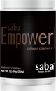 Saba Empower Smart kolagēns Kafijas Krēmētājs - Iespaidīgs ar hidrolizēto kolagēnu, peptīdiem, zāles lopbarības sviestu, MCT no organiskā kokosrieksta, atbalsta veselīgu ādu, nagus, ādu un locītavas. - 30 Kalpošana