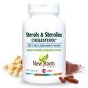 JAUNI ROOTS HERBAL augu sterīni un sterīni Papildinājums ar organisku flaxseed ; Stanoli vai fitosterīni Holesterīna atbalstam ar Omega 3s avotu (120 softgeli)