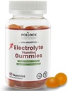 Elektrolīti Gumijas sportistiem - Orange Flavor, 60 Gumijas Elektrolītu papildināšana, Uzlabota izturība un Musce Krampja novēršana, 2 Gumijas par apkalpo