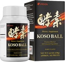 Koso bumba kausēta ar tīru 160 Fermentētas sastāvdaļas, atbalsta kuņģa un zarnu veselību, imūno veselību, japāņu papildinājumi vispārējo labsajūtu un līdzsvarotu uzturu, mazie 342 gabali, iepakojumā 1