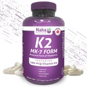 K2 MK-7 330, Naka Platinum K2 (MK-7 forma) 330 Veggie Caps - Ekskluzīvais izmērs: 300 + 30 Bezmaksas, 330 Skaits