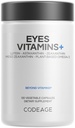 Kode Acis Vitamīni - AREDS 2 Pamatojoties Formula Papildinājums - 2-Mēness Piedāvājums - Vitamīni A, C, E, Cinks, Luteīns, Astaksantīns, Zeaksantīns, Eybright, Marigold, Melleņu, Safrons, Omega-3-120 Kapsulas