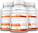 Apstiprināta Zinātne Ashwagandha 1500mg ar Bioperine® un Ginger- Boost Mood & Enerģija - 60 Vegan Friendly Kapsulas (3 pudeles)