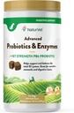 NaturVet Advanced Probiotikas & Fermenti, PB6 Suņu Soft Chews, lai palīdzētu jutīgu kuņģa un gremošanas problēmas, Hickory Smēķējamā Baccon Uzliesmojošs Pet papildinājums suņiem vairāk 6 nedēļas, 240 Count Jar