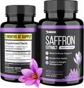 DMoose Saffron ekstrakts (88,5 mg) - Enhancement Energy, Support Acu veselība - Non-GMO Saffron papildinājums vīriešiem un sievietēm - 60 kapsulas (2 mēneši apkalpo) (60 Skaits)
