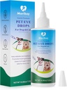 Pet Acu pilieni, Gentle un droša suns Acu piliens infekcijas, Relieve acis nieze un kairinājums,Noņemt Tear Stains,Safe visiem dzīvniekiem, 4.06oz,120ml