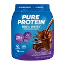 Pure Protein 100% Sūkalu Olbaltumvielu pulveris, Bagāta Šokolāde, 25 g Olbaltumvielas, 1.75 lb (iepakojums May Vary)