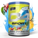Celucor C4 Sporta Strength Pirms Workout Pulveris - NSF Sertificēts sportam - Beta-Alanine, Kreatīns, 200mg Kofeīns - Cukura Bezmaksas Enerģijas Papildinājums vīriešiem un sievietēm - Havaju Punch Berry Blue, 20 Kalpo