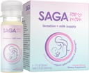 SAGA Organic Zīdīšana Shots -- Krūts piens Papildinājums ar adaptogēniem – Grieķu un piena dadzis -- Augsta Biopieejamība un Ātra Onset -- Palielina Dienas Piena Piedāvājums -- Orange Mimosa 2oz Shots (6-Iepakojums)