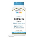 21st Century Calcium Plus D3 Liquid Filled Softgel, 1200 mg, 90 Skaits