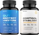 Nootrix Cortisol Stabilizer un pārvaldnieks un Gut Health Support