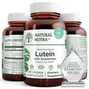 Dabas Nutra luteīns un Zeaxanthin papildinājums, uzturēt redzes veselību, aizsargā šūnas acīs, uzlabo līmeni Zeaxanthin & Isomers, atbalsts acu veselību, bez lipekļa, sojas, 20 mg - 30 kapsulas