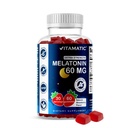 Melatonīns 60 mg - 60 Veģetārie gumijas - nehabitu veidojošs papildinājums